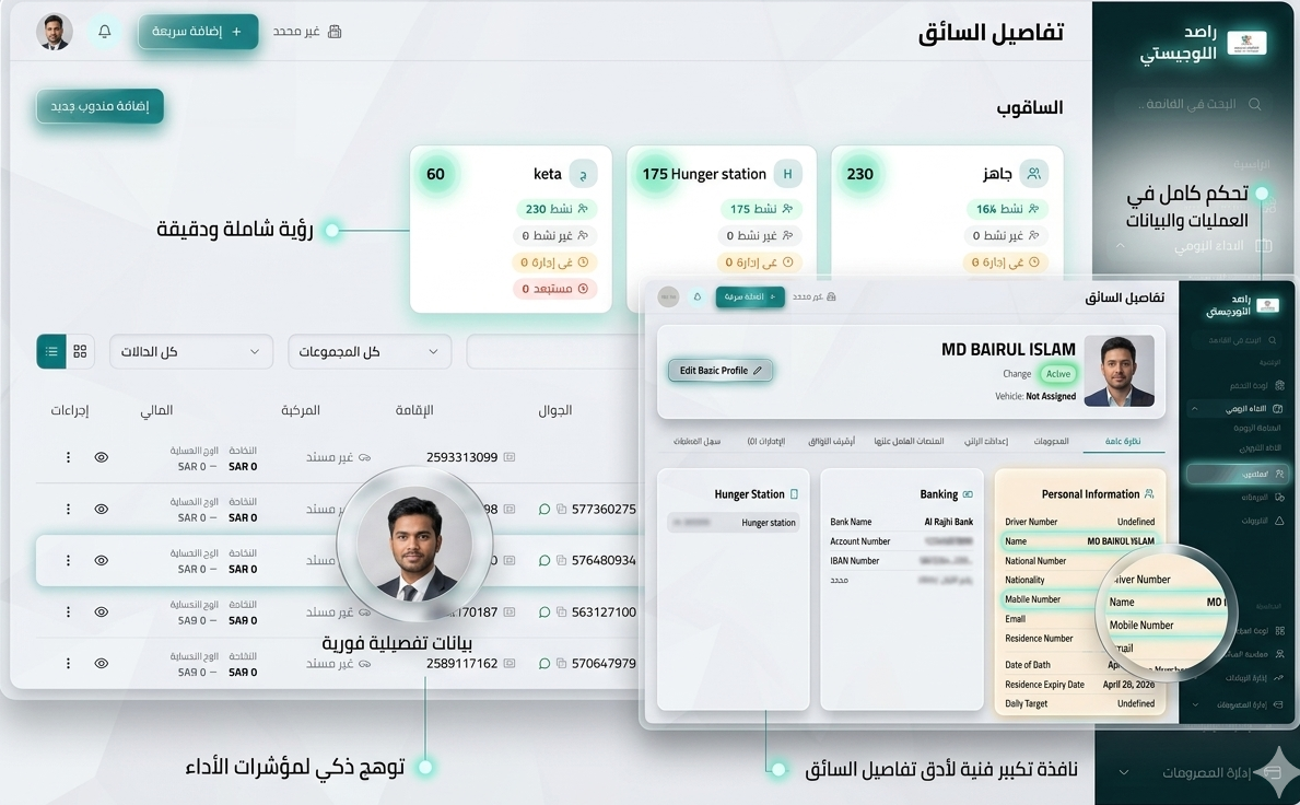 رؤية المندوب - الشاشة الأولى